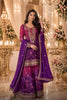 Elegant Purple Chinon Designer Palazzo Suit with Embroidery Work and Designer Dupatta for Women
