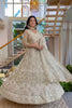 Charming Off White Butterfly Net Embroidered Lehenga Choli with Dupatta for Women
