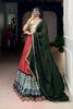 Rani Red Printed Lehenga Set with Embroidered Blouse End Dupatta