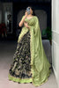 Pista Green Printed Lehenga Set with Embroidered Dupatta