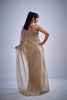 Elegant Golden Kanjivaram Pure Silk Saree Heavy Embroidered Border Blouse Piece