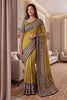 Elegant Multicolor Chinon Digital Printed Saree Blouse Piece for Party Wear