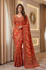 Elegant Multi Color Chinon Digital Printed Saree Blouse Piece for Party Wear