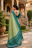 Amazing Pista Green Soft Patola Silk Saree Zari Weaving Meenakari Patola