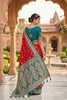Trendy Red Soft Banarasi Silk Saree with Zari Weaving Work for Women