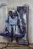 Elegant Grey Floral Digital Printed Tabby Silk Designer Lehenga Choli with Matching Dupatta for Wedding