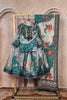 Wonderful Teal Blue Floral Digital Printed Tabby Silk Designer Lehenga Choli with Matching Dupatta