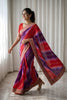 Gracefull Multicolor Georgette Digital Printed Saree Embroidered Border for Wedding