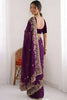 Stylish Purple Rangoli Silk Embroidered Heavy Border for Wedding