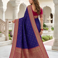 Royal Blue Soft Pure Banarasi Silk Saree Zari Weaving for Women