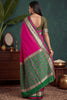 Amazing Rani Pink Banarasi Silk Woven Saree for Women