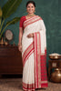Stylish Off White Banarasi Silk Woven Saree Border for Women