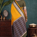 Classic Mustard Yellow Banarasi Silk Woven Saree for Women