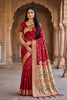 Stylish Maroon Paithani Silk Zari Butti Weaving Designer Saree