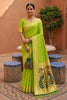 Graceful Green Soft Paithani Silk Zari Weaving Meenakari Saree for Women