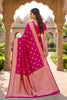 Lovely Rani Pink Banarasi Silk Saree with Zari Weaving for Women