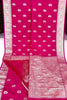 Lovely Rani Pink Banarasi Silk Saree with Zari Weaving for Women