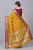 Grateful Mustard Yellow Banarasi Silk Saree Zari Weaving for Women
