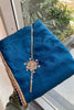 Stylish Teal Blue Crush Rangoli Silk Saree Beads Embroidery Work for Women