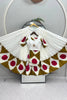 Elegant White Multicolor Cotton Gota Patti Work Designer Lehenga Choli with Dupatta for Women