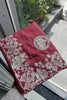 Beautiful Pink Soft Star Georgette Saree Embroidery Work for Women