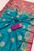 Royal Blue Pashmina Paithani Silk Motifs Zari Work Saree for Women