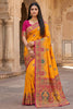 Royal Yellow Pashmina Paithani Silk Motifs Zari Work Saree for Women