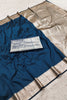 Premium Navy Blue Banarasi Gala Silk Zari Weaving Saree for Women