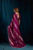 Gorgeous Rani Pink Satin Silk Foil Patta Heavy Hand Work Zircon Saree for Women