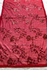 Stylish Wine Georgette Sequin Embroidery Designer Saree for Women