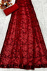 Vibrant Red Georgette Sequin Work Designer Saree for Women