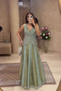 Elegant Olive Green and Mint Green Chinon Silk Embroidered Designer Lehenga Choli for Women