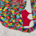 Elegant Multicolor Heavy Chinon Silk Digital Print Saree For Women