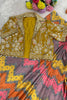 Stylish Mustard Yellow Multicolor Heavy Chinon Silk Digital Print Saree for Women