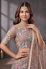 Enchanting Lavender Soft Net Floral Embroidered Designer Lehenga Choli with Dupatta for Women