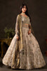 Regal Beige Fendy Silk Designer Lehenga Choli with Heavy Gold Embroidery and Zari Work Dupatta