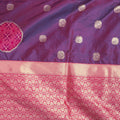 Enchanting Purple Soft Silk Saree with Zari Woven Work for Women