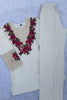 Elegant Cream Rayon Co-Ord Set for Women with Floral Embroidery and Thread Work