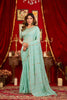 Elegant Sea Green Prada Silk Saree with Heavy Beads Work for Women