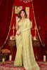 Premium Yellow Prada Silk Saree with Heavy Beads Work for Women