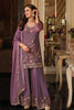 Captivating Mauve Designer Palazzo Suit with Embroidered Beads Work and Dupatta for Women