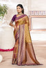 Regal Golden Mustard Soft Silk Woven Designer Saree for Women