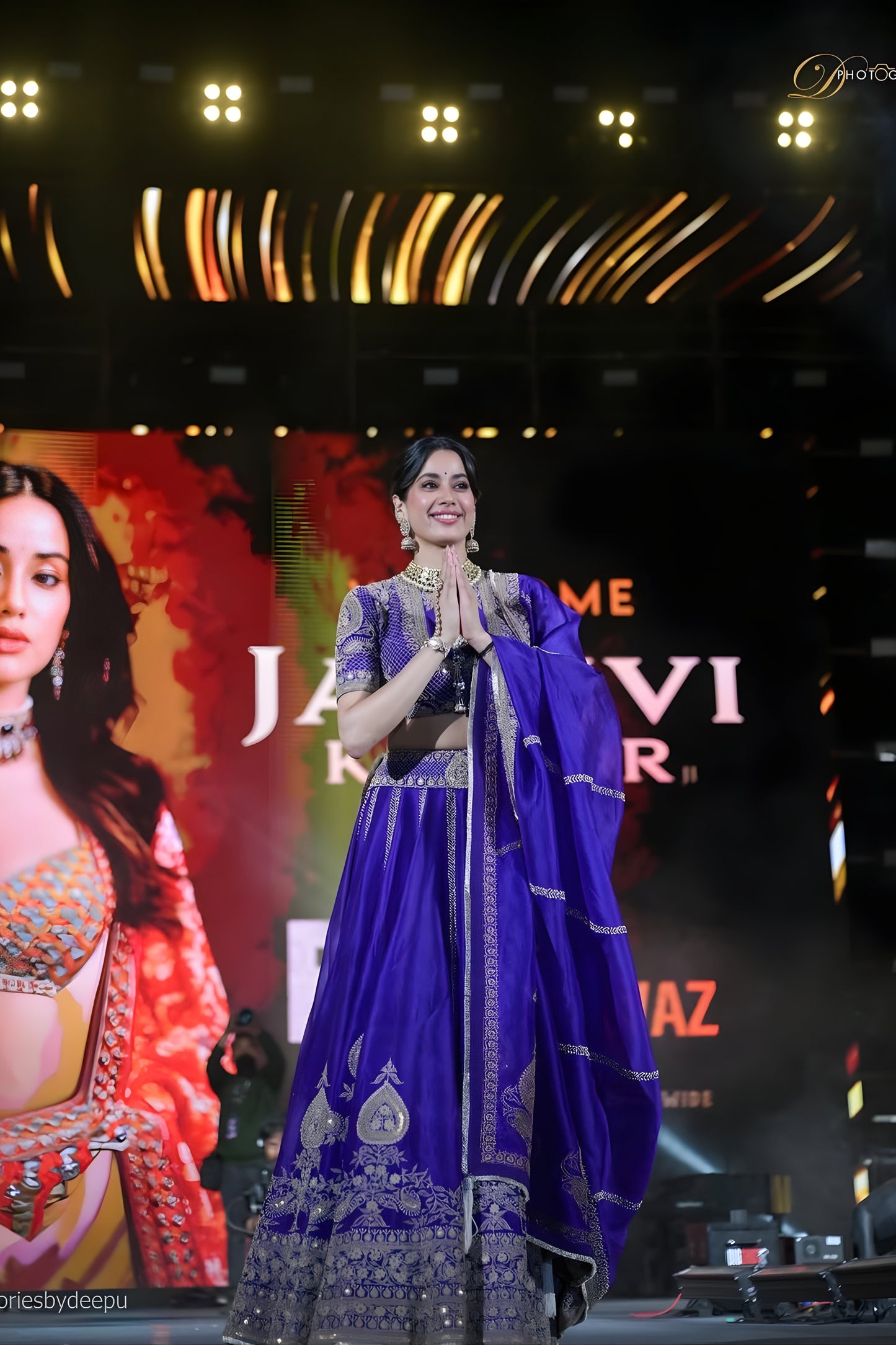 Glorious Purple Vichitra Silk Designer Lehenga Choli with Embroidery Work and Matching Dupatta