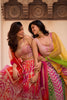 Exquisite Rani Pink Chinon Silk Designer Palazzo Suit with Heavy Embroidery Work and Dupatta