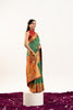 Green Patola Print Silk Saree with Rich Contrast Border Traditional Pallu