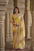Premium Mustard Yellow Silk Saree Heavy Embroidery Work for Women