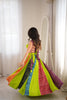 Elegant Multicolor Rayon Digital Printed Designer Lehenga Choli with Flared Skirt for Women