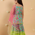 Cute Multicolor Embroidered Girls Salwar Suit with Dupatta