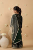 Elegant Black Embroidered Girls Salwar Suit with Dupatta