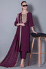 Astonishing Wine Embroidered Pant Style Salwar Suit - Mangaldeep NX